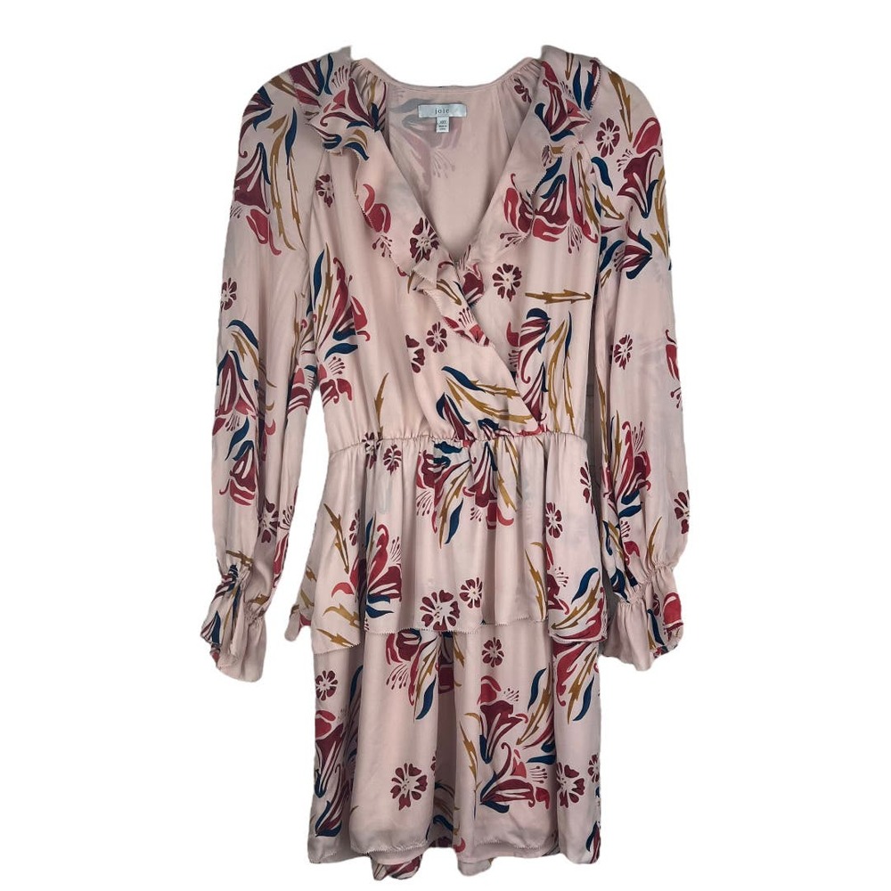 Joie Nour Silk Dress Pink Sky XXS